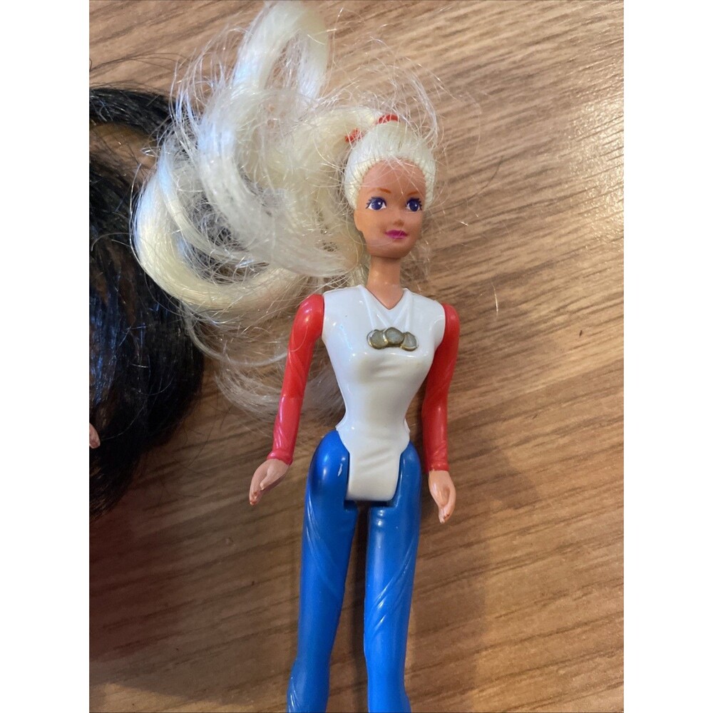 Vintage McDonald's Happy Meal Toy #5 U.S.A Barbie 1995 Olympics And Japanese - Picture 3 of 7